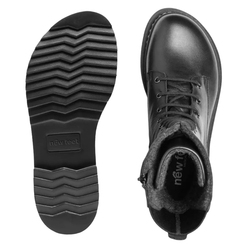 New Feet lange dameslaars - Zwart