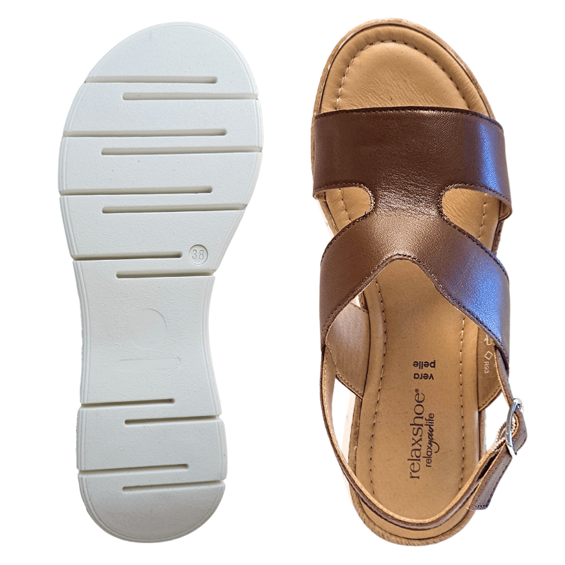 Relaxshoe damessandaal - Bruin