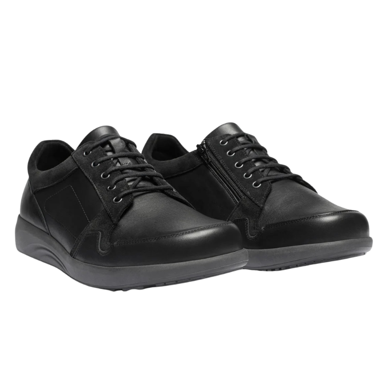 New Feet herenschoenen met stretch - Zwart
