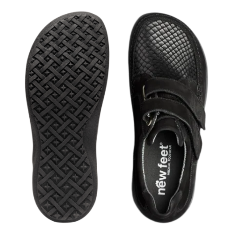 New Feet ruime damesschoen - Zwart
