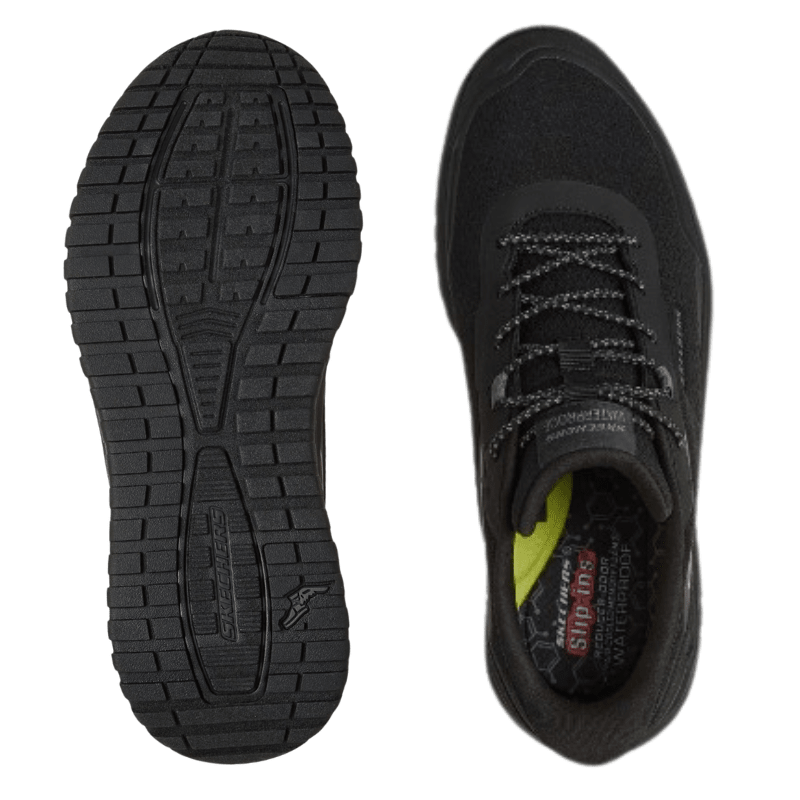Skechers sporty slip-in herresneaker - Sort