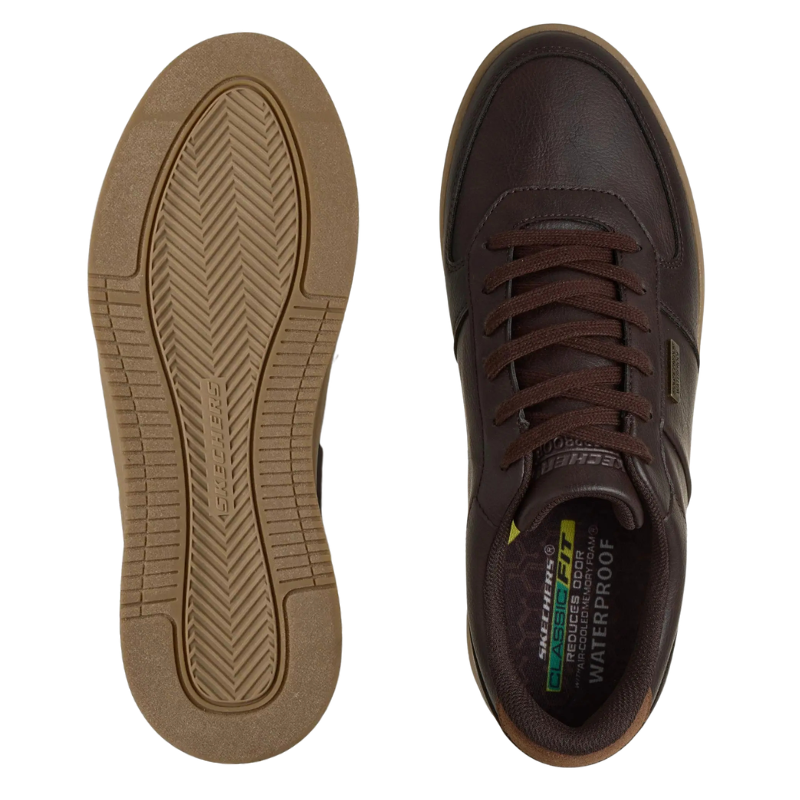 Skechers wasserabweisender Herren-Sneaker - Braun