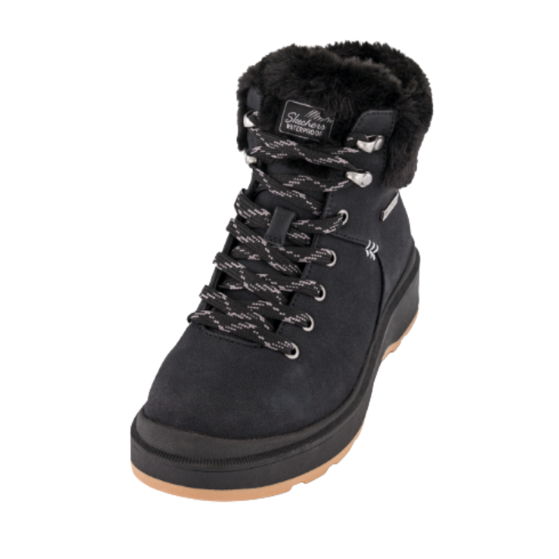 Skechers waterdichte dameslaars – zwart