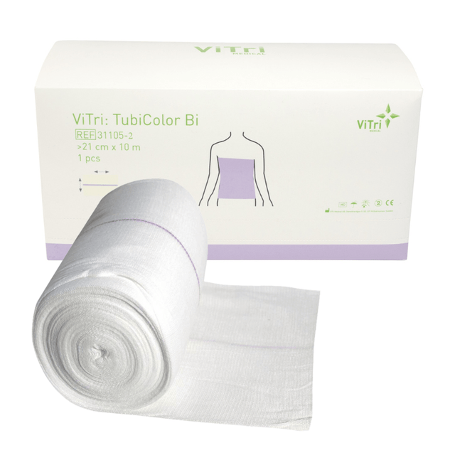 Tubebandage 21 cm - Rulle med 10 m - Seniorshop