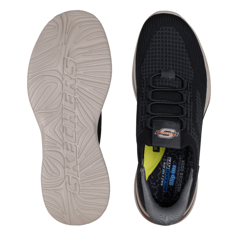 Skechers slip - in herresko - Sort