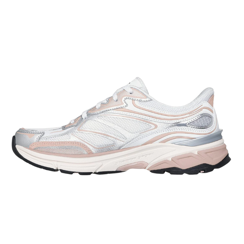 Skechers slip-in damesneaker - Hvid