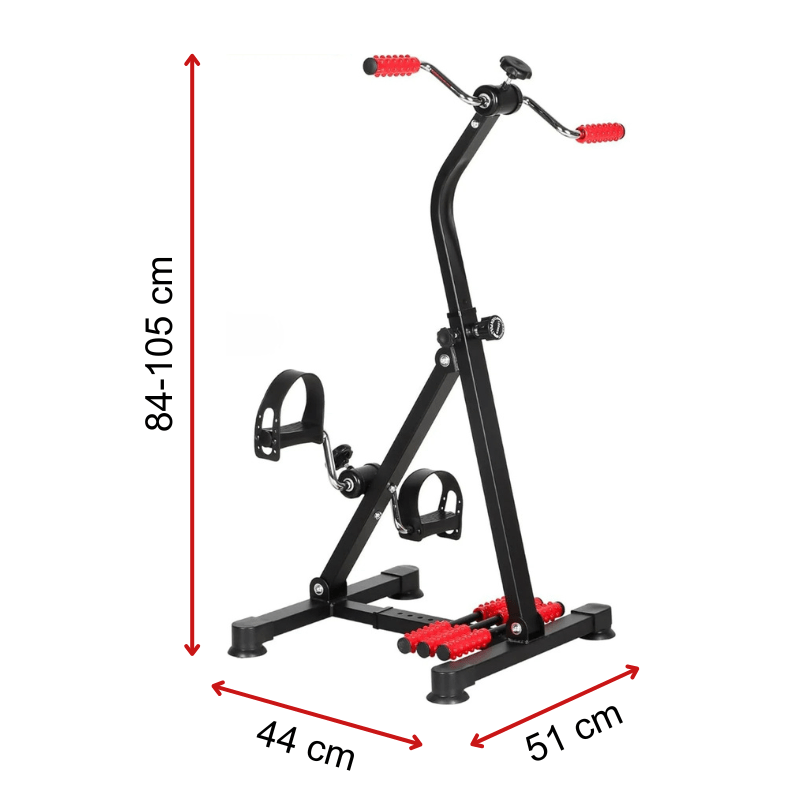 Pedaltræner til arme/ben - inkl. massagerulle