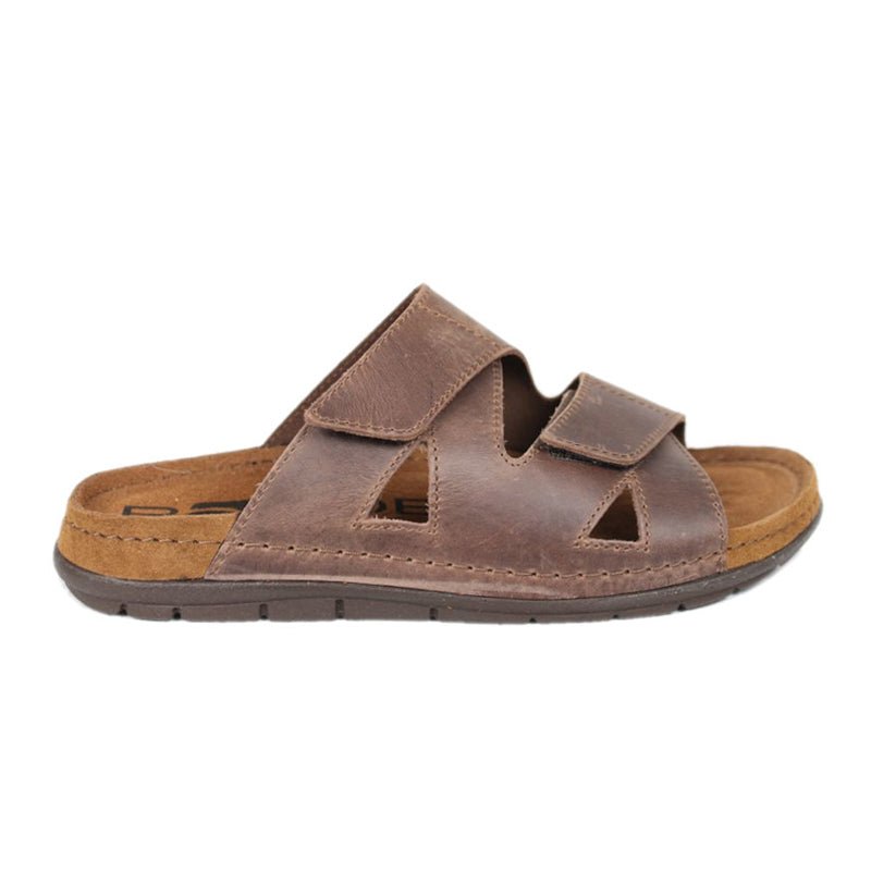 Rohde herreslipper i læder - Brun - Seniorshop