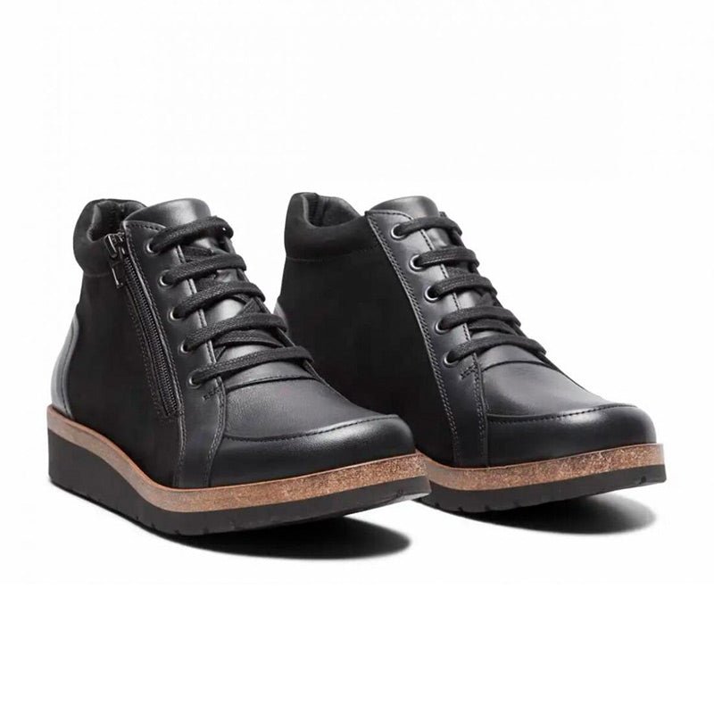 New Feet kort damestøvle - Sort - Seniorshop