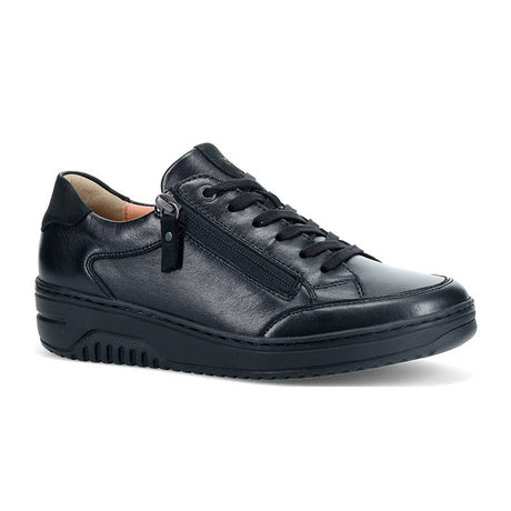 Hartjes let damesko i læder - Sort - Seniorshop