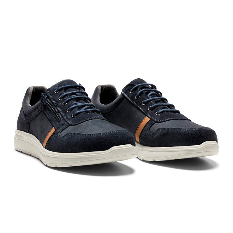 New Feet herresko - Blå/brun - Seniorshop