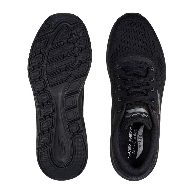 Skechers Arch fit herresneaker - Sort - Seniorshop
