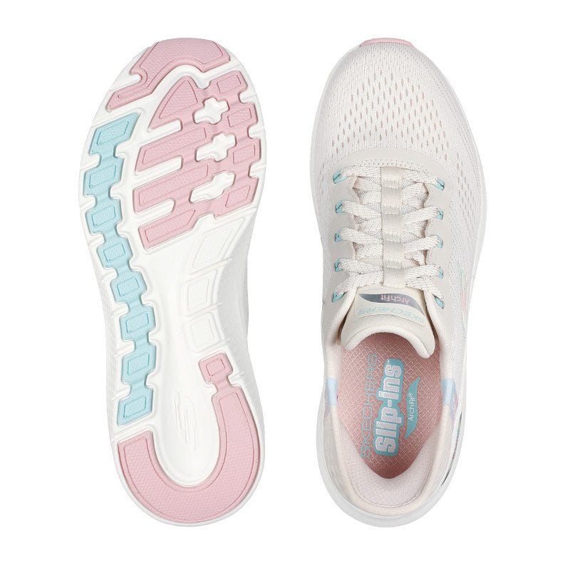 Skechers slip - in damesneaker - Hvid - Seniorshop