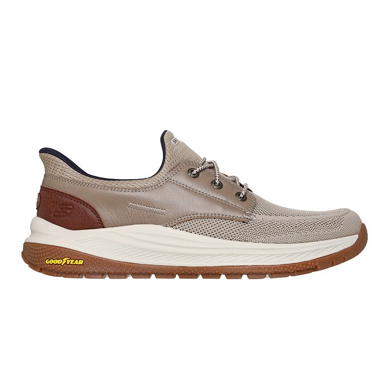 Skechers slip - in herresko - Beige - Seniorshop