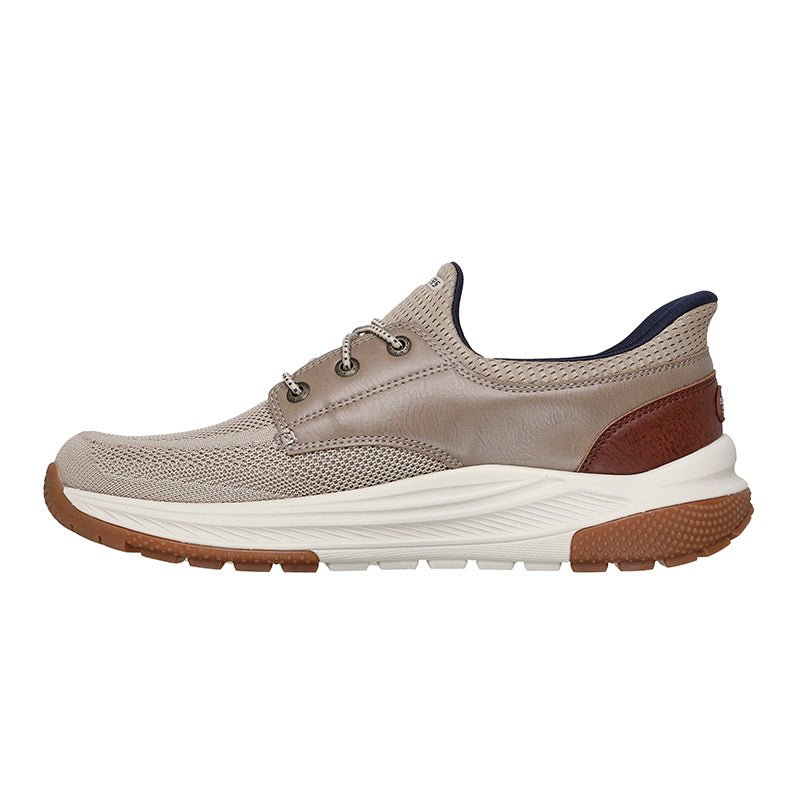 Skechers slip - in herresko - Beige - Seniorshop