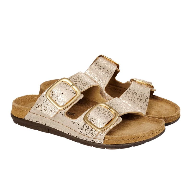 Rohde dameslipper - Gylden - Seniorshop