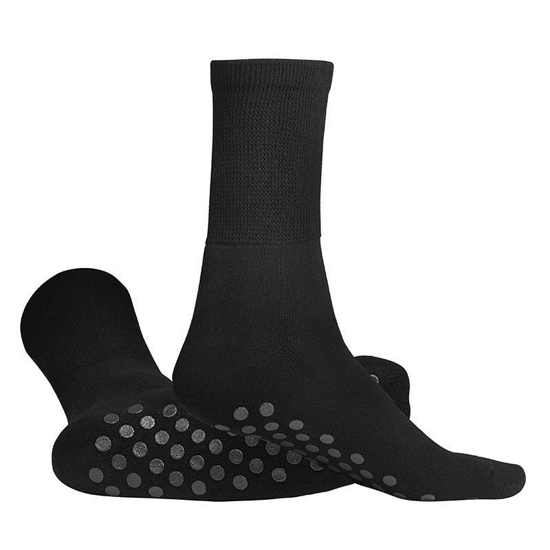 Skridsikre diabetesstrømper - Sort - Seniorshop