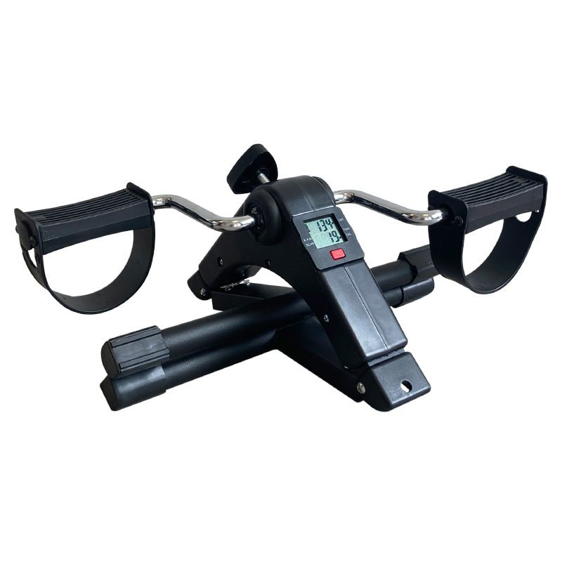 Foldbar digital pedaltræner - Sort - Seniorshop