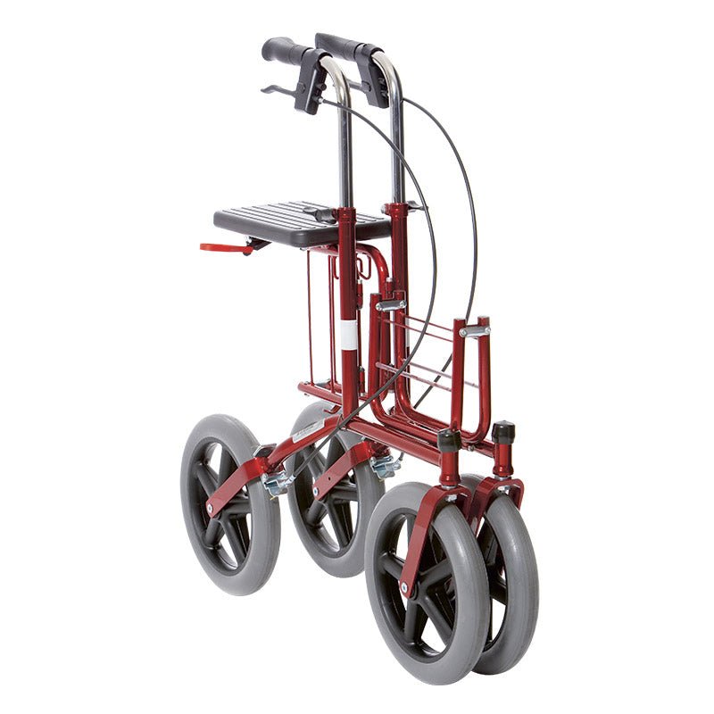Carl Oscar rollator - med massive hjul - Seniorshop