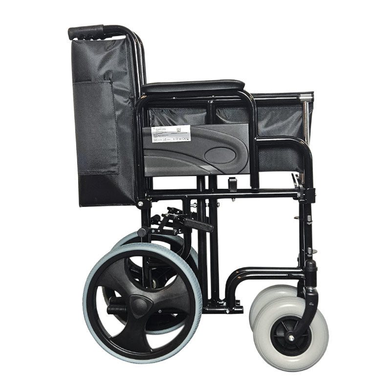 Komfortabel og foldbar transportkørestol - Seniorshop