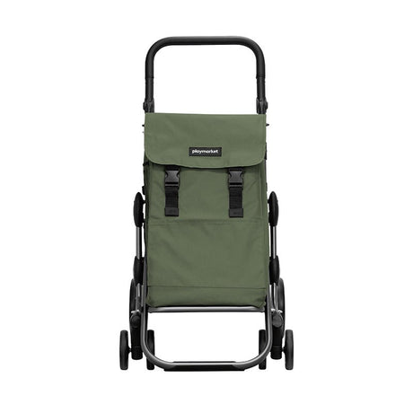 Go Plus indkøbsvogn med termorum - Oliven - Seniorshop