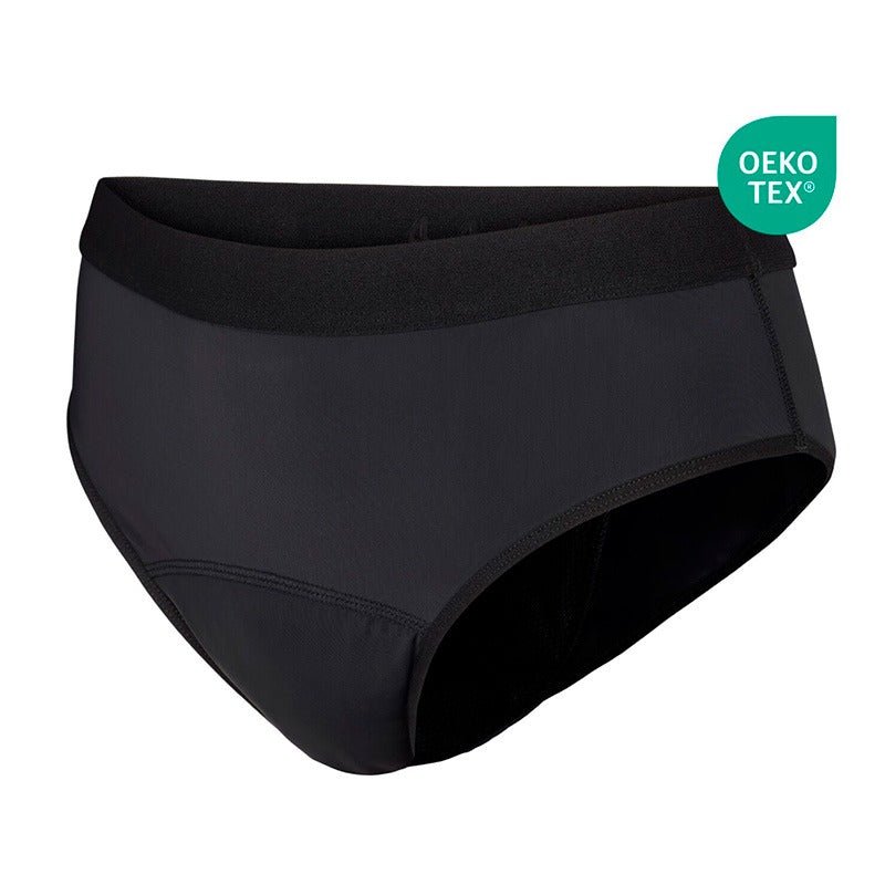 Inkontinens trusse i mikrofiber - Sort - Seniorshop