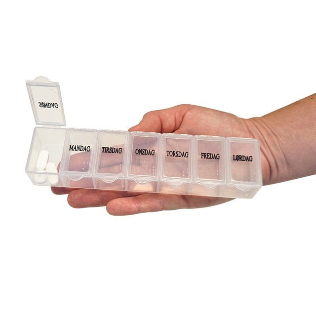 Pilleæske til 7 dage - Seniorshop