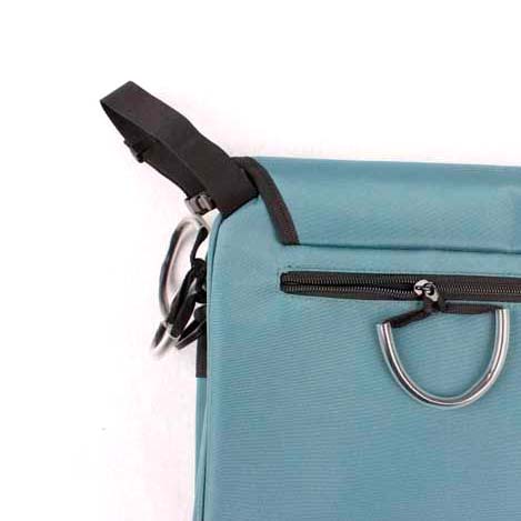 Skuldertaske med lynlås til kørestol og rollator - Seniorshop