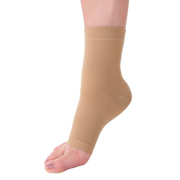 Elastisk ankelbind med lukket hæl - Seniorshop