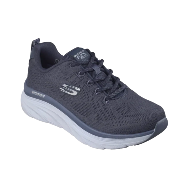 Skechers waterdichte damessneaker - Stofblauw