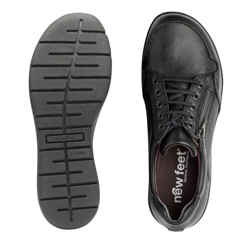 New Feet OrthoStretch™ Damenschuh – Schwarz