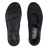 Skechers slip - in ballerina - Sort