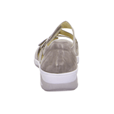 Fidelio damesandal med hælkappe - Gråbrun