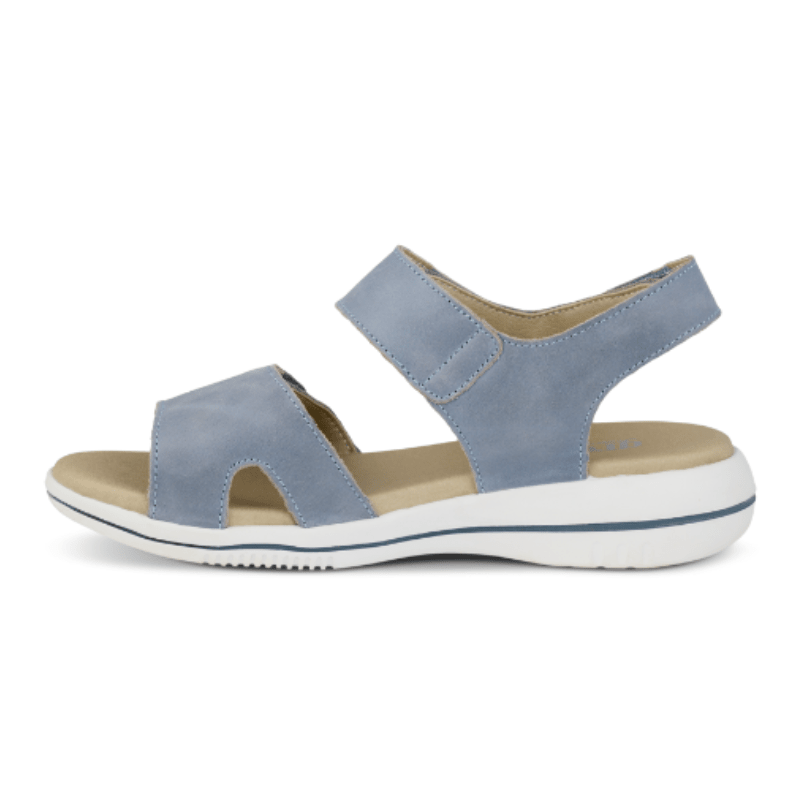 Green Comfort damesandal - Lyseblå