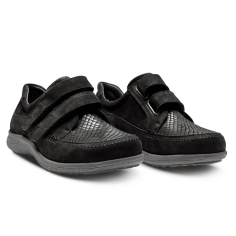 New Feet rummelig damesko - Sort