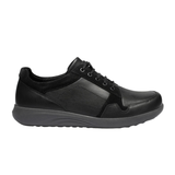 New Feet Herrenschuhe mit Stretch - Schwarz
