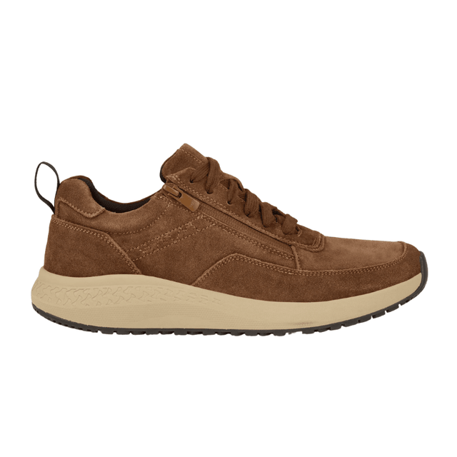 Green Comfort let herresneaker - Cognac
