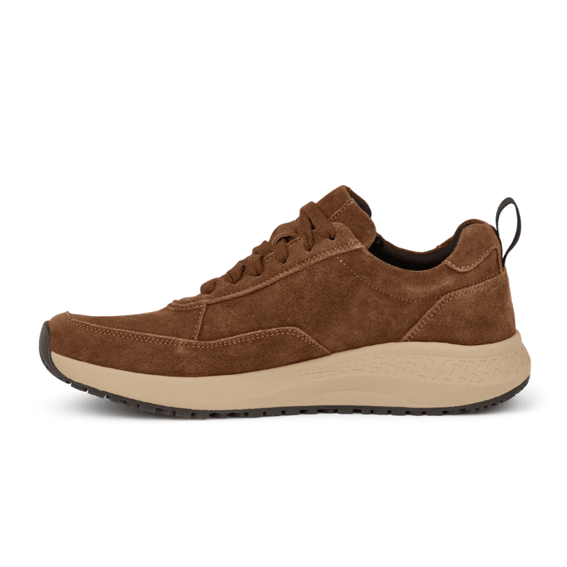 Green Comfort let herresneaker - Cognac