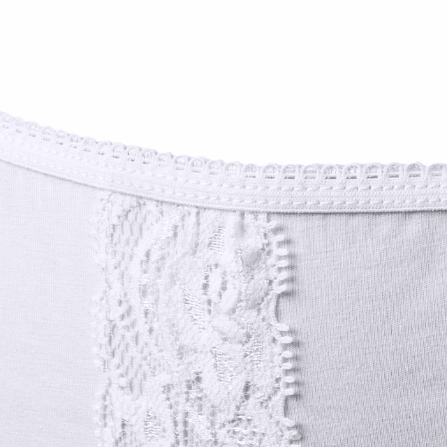 Inkontinens trusse med blonde