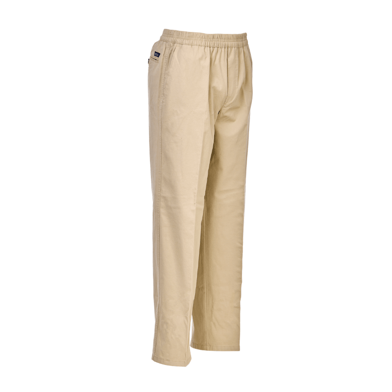 Lette bukser med elastikkant - Sand