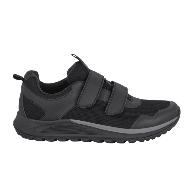 Green Comfort herresneaker med velcro - Sort