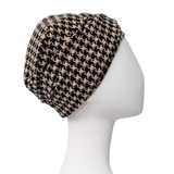Lea-Turban – Schwarz/Beige