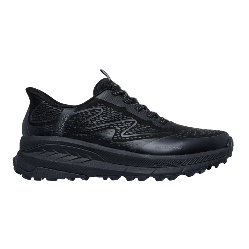 Skechers waterdichte herensneaker - Zwart
