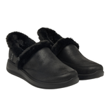 Skechers slip-in damespantoffels - Zwart
