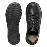 New Feet damesschoen met veter en ritssluiting - Zwart