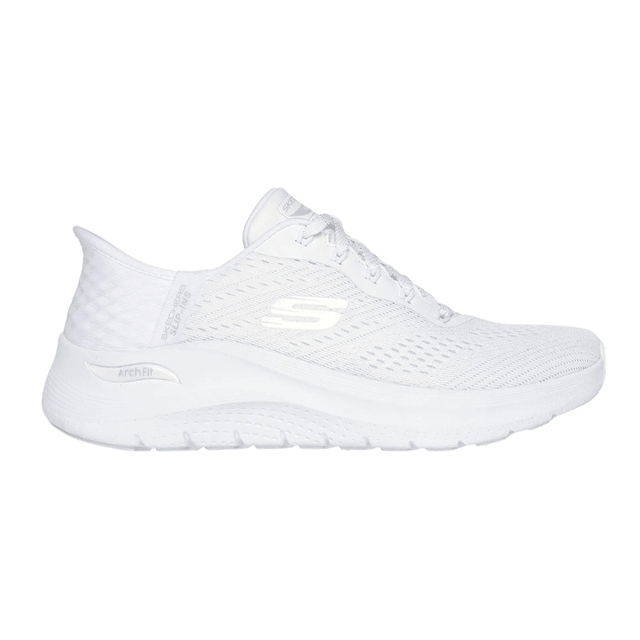 Skechers slip - in damesneaker - Hvid