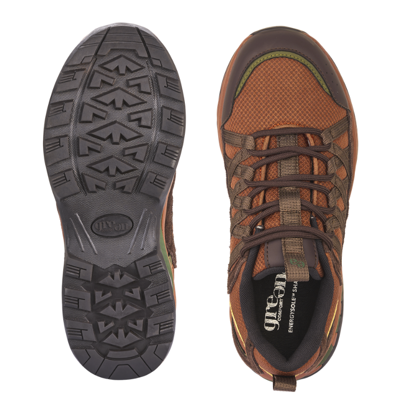 Green Comfort outdoor damessneaker - Bruin