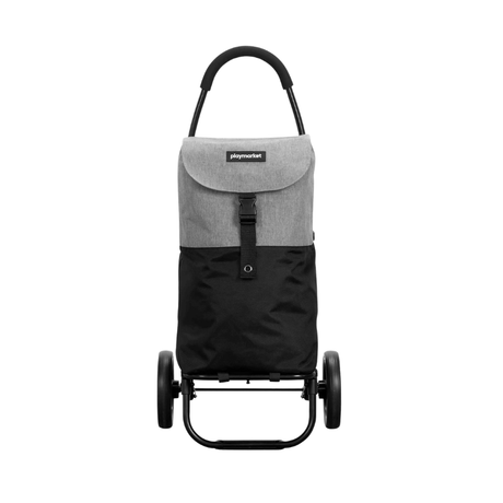 Go Two Compact Einkaufstrolley - Grau/Schwarz