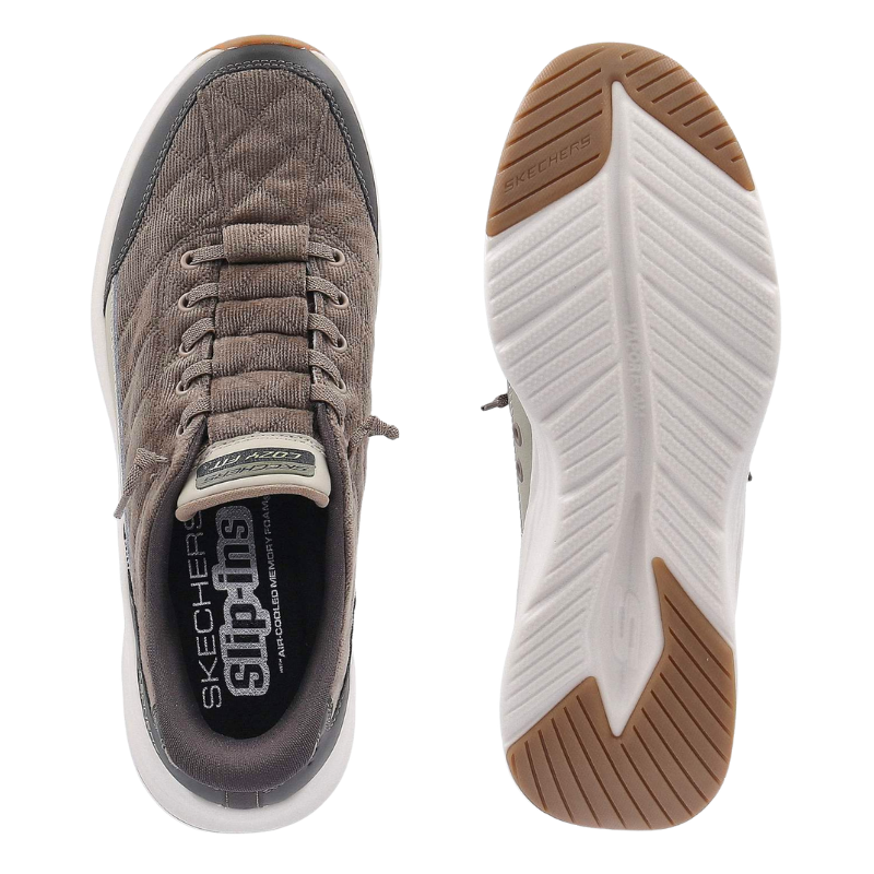 Skechers slip-in herensneaker - Olijf