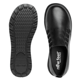 New Feet dameloafer med elastik - Sort